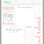 Start A Prayer Journal For More Meaningful Prayers: Free Printables!!!   Free Printable Journal Pages
