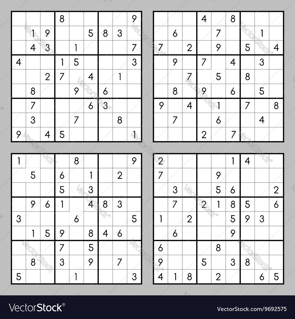 free printable sudoku puzzles 4 per page