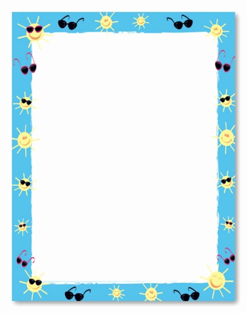 Summer Borders Clip Art - Disqvr - Free Printable Summer Borders