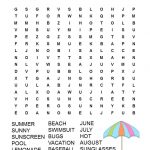 Summer Word Search Free Printable | Word Searches | Pinterest   Free Printable Summer Puzzles