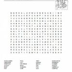 Summer Word Search Puzzle   Free Printable   Allfreeprintable For   Free Printable Summer Puzzles