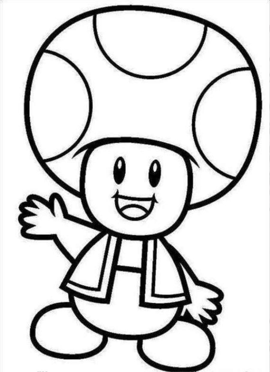 Super Mario Bros Coloring Pages - Free Large Images | Party Fun - Mario Coloring Pages Free Printable