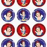 Sweet Snow White Free Printable Mini Kit. | Oh My Fiesta! In English   Free Printable Thomas The Train Cupcake Toppers