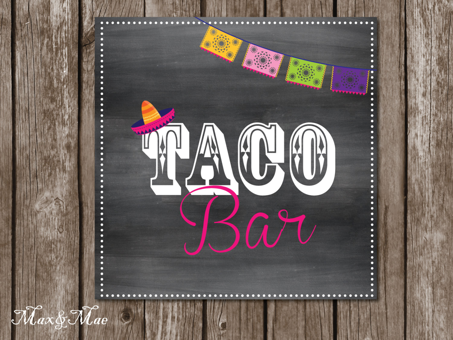 Free Printable Taco Bar Signs Free Printable