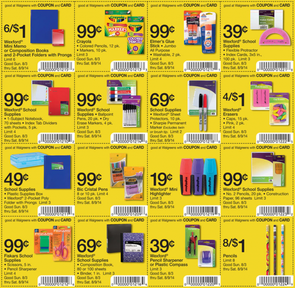 Target School Supplies Coupons 2018 : Car Seat Coupons Walmart For - Free Printable Coupons For School Supplies At Walmart