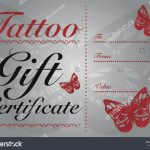 Tattoo Gift Certificate Template 13 Free Printable Templates   Free Printable Tattoo Gift Certificates