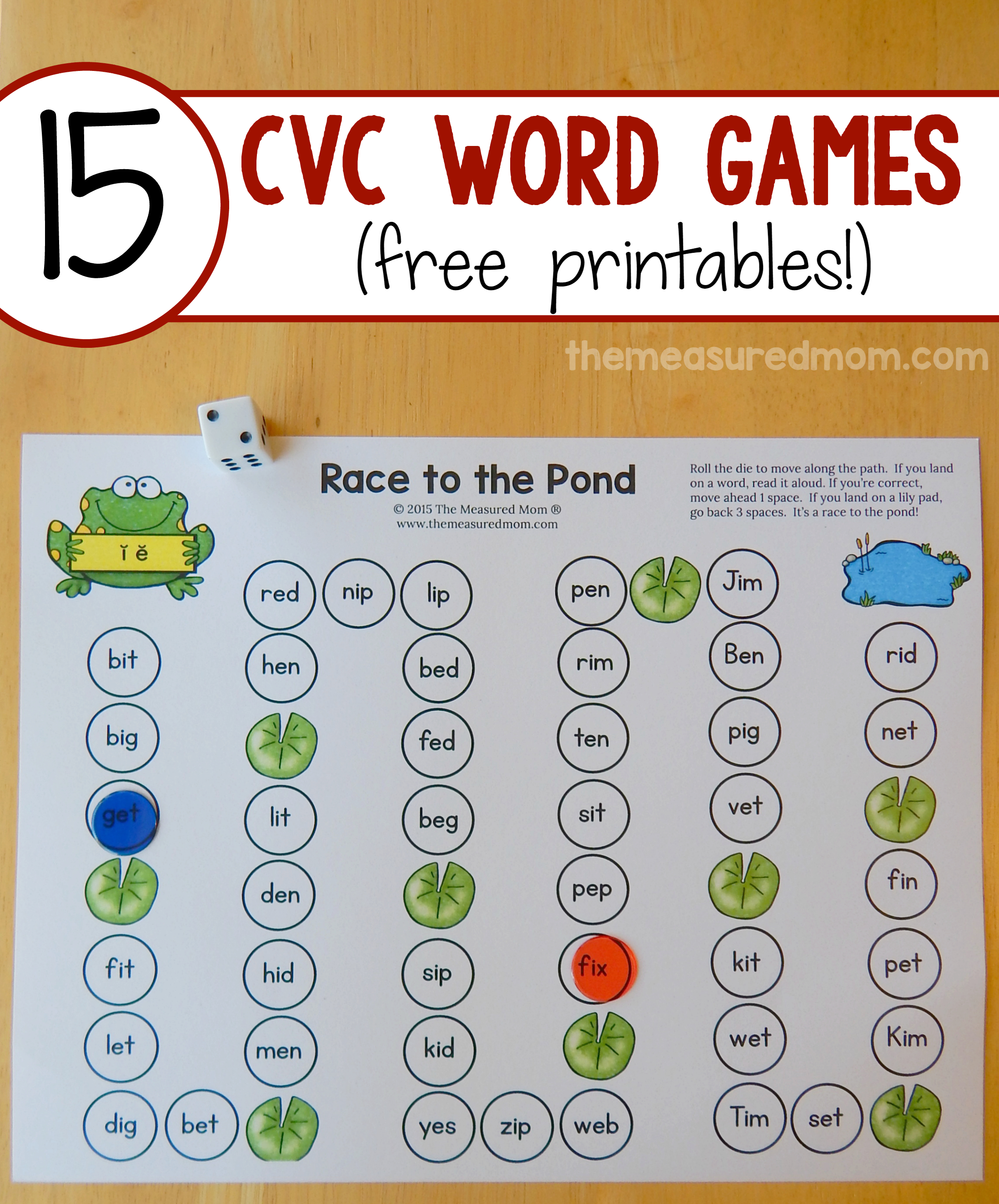 Teach Cvc Words With 15 Free Games | Saba's Homeschooling | Cvc - Free Printable Word Family Games
