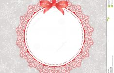 Template Frame Design For Greeting Card Stock Illustration – Free Online Christmas Photo Card Maker Printable