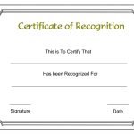 Template Free Award Certificate Templates And Employee Recognition   Free Printable Templates For Certificates Of Recognition