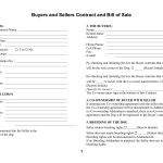Template: Free Printable Manufactured Mobile Home Bill Of Sale   Free Printable Bill Of Sale For Mobile Home