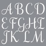 Template Letters Stencil Free Printable Letter Stencils Personally   Free Printable Alphabet Stencils Templates