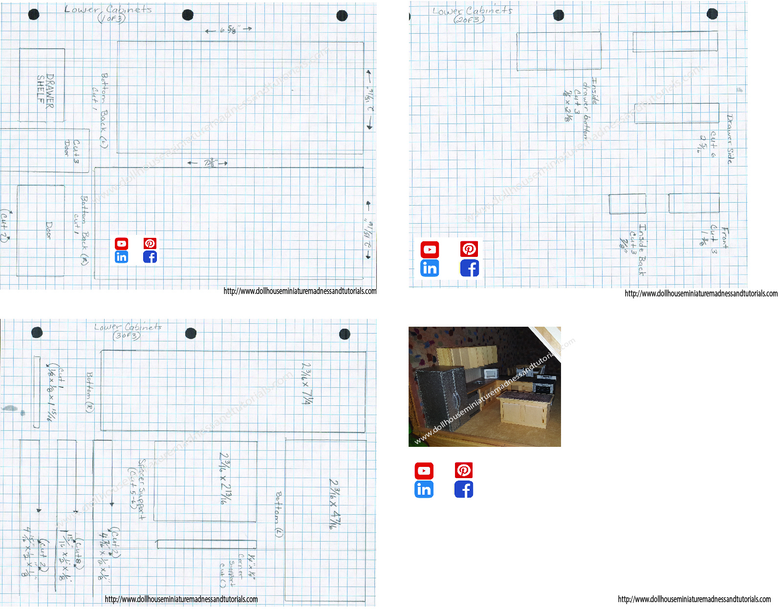 Templates - Dollhouse Miniature Madness And Tutorials - Free Printable Dollhouse Furniture Patterns