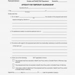Temporary Guardianship Form Texas New Temporary Custody Form   Free Printable Child Custody Forms