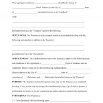 Texas Residential Lease Agreement Word Free Printable Rental Lease   Free Printable Lease Agreement Texas