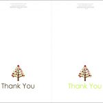 Thank You Card Design Template New Thank You Card Printable | Cards   Free Christmas Thank You Notes Printable