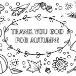 Thank You God For Autumn! Coloring Page | Free Printable Coloring Pages   Free Printable Autumn Coloring Sheets