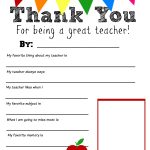 Thank You Teacher Free Printable | School Days | Pinterest | Teacher   Free Printable Thank You
