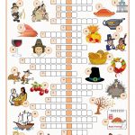 Thanksgiving Crossword Puzzle … | Salle De Classe | Pinte…   Thanksgiving Crossword Puzzles Printable Free