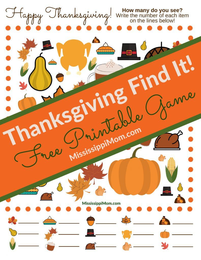 Thanksgiving Paper Games For Adults