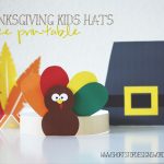 Thanksgiving Kids Hats – Free Printables – Short Stop Designs   Free Printable Thanksgiving Hats