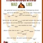 Thanksgiving Mad Libs | Girl Scouts | Pinterest | Thanksgiving Mad   Free Printable Thanksgiving Mad Libs