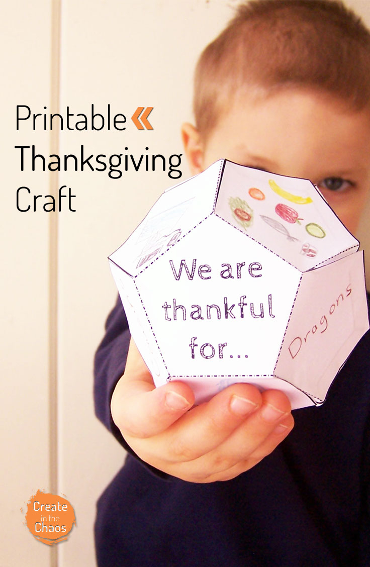 Thanksgiving Printable - Create In The Chaos - Free Printable Turkey Craft