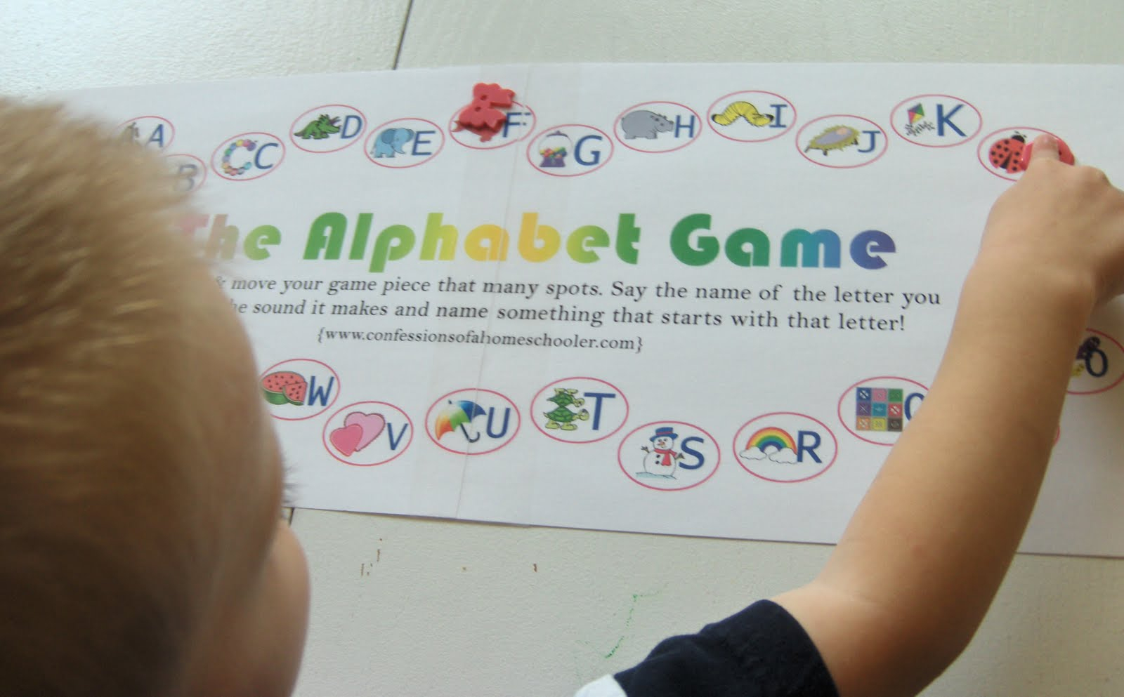 The Activity Mom - Alphabet Board Game (Printable) - The Activity Mom - Free Printable Alphabet Board Games