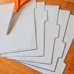 The Art Of Being Mama: Homemade Binder Tabs {Free Printables}   Free Printable Tabs For Binders