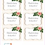 The Beautiful Wedding Favor Tags As Our Identity: Free Printable   Free Printable Wedding Favor Tags