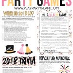 The Best 2018 New Year's Eve Games   Play Party Plan   Free Printable Games For Adults