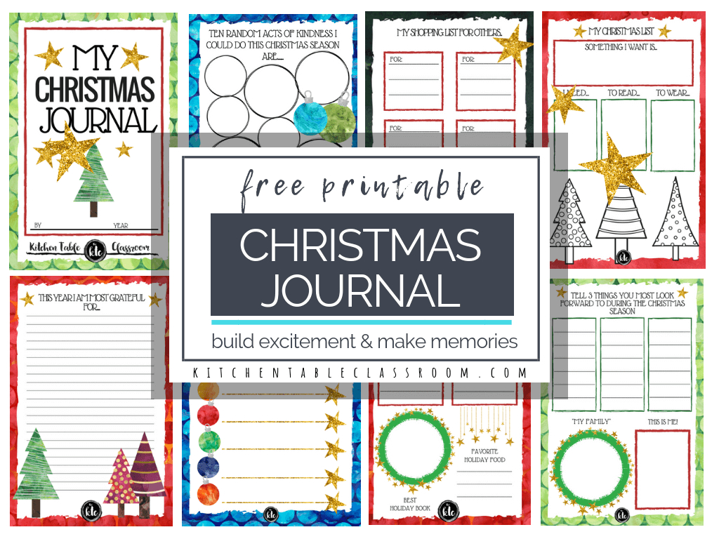 The Christmas Book- Free Christmas Printables - The Kitchen Table - Free Printable Preschool Memory Book