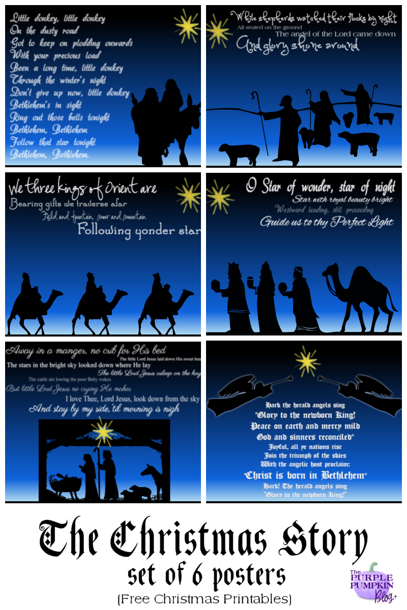 The Christmas Story Free Printable For Copywork Great For Free 