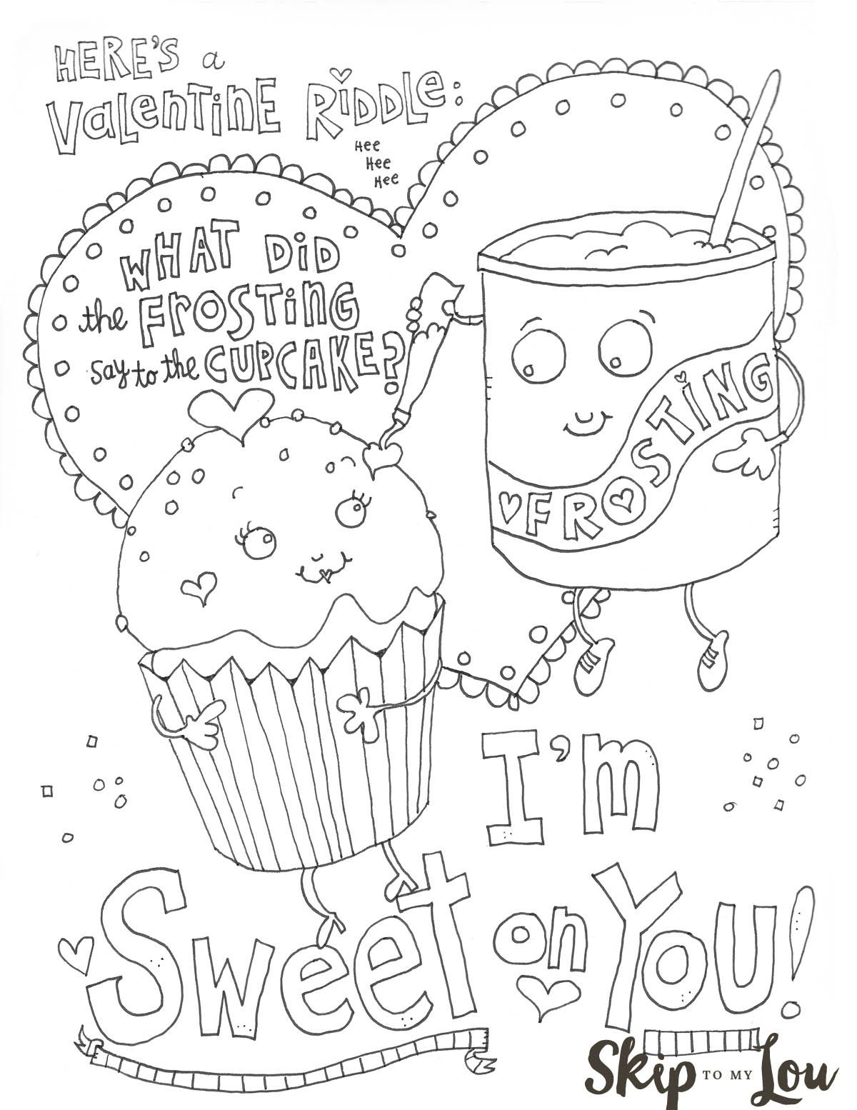 The Cutest Valentines Coloring Pages | Diy Creative Ideas - Free Printable Valentine Coloring Pages