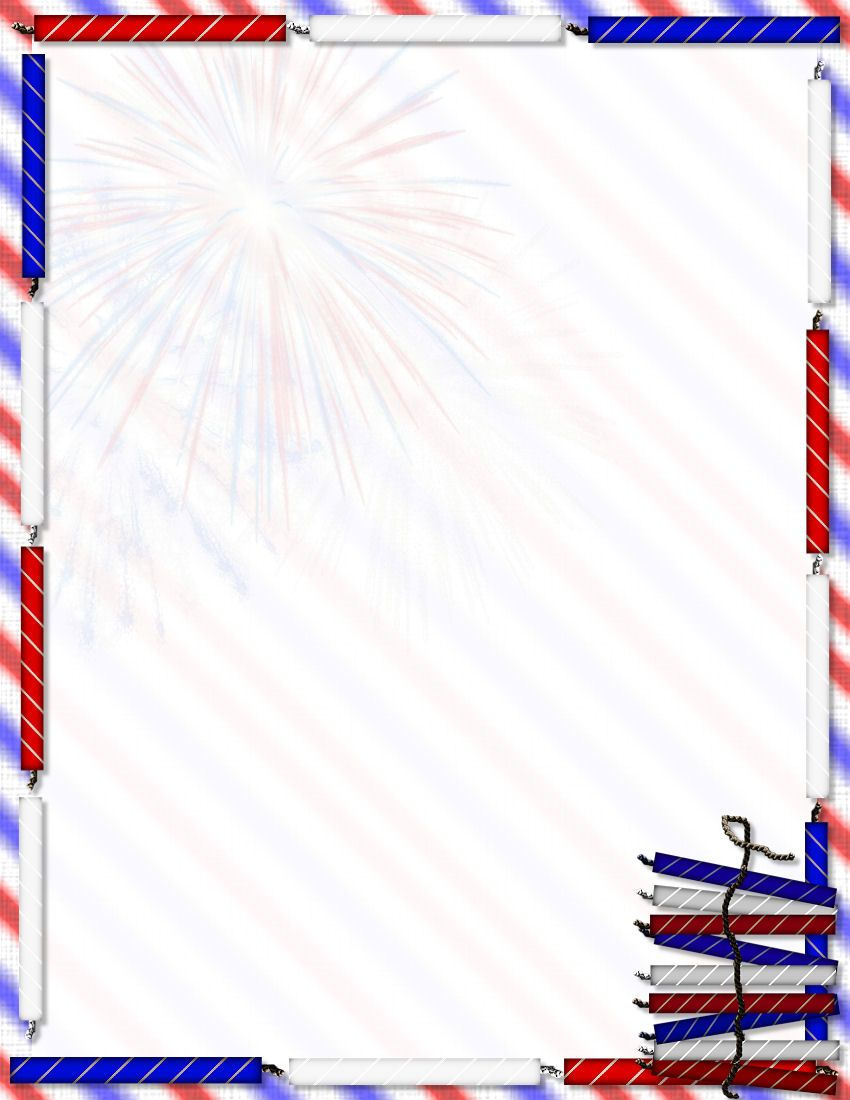The Dot Files Are For Microsoft Word Stationery. Description From 1 - Free Printable 4Th Of July Stationery