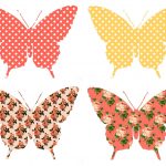 The Graphics Monarch: Digital Butterfly Collage Sheet Download   Free Printable Butterfly Cutouts