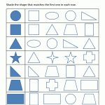 The Kindergarten Section Involves Shapes That Have Been Tipped Or   Free Printable Shapes Worksheets For Kindergarten