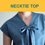 The Necktie Top Pattern   On The Cutting Floor: Printable Pdf Sewing   Free Printable Blouse Sewing Patterns
