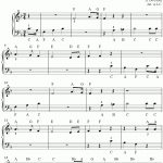 The Star Spangled Banner: Easy Piano Sheet Music Notesjohn   Free Printable Piano Sheet Music For The Star Spangled Banner