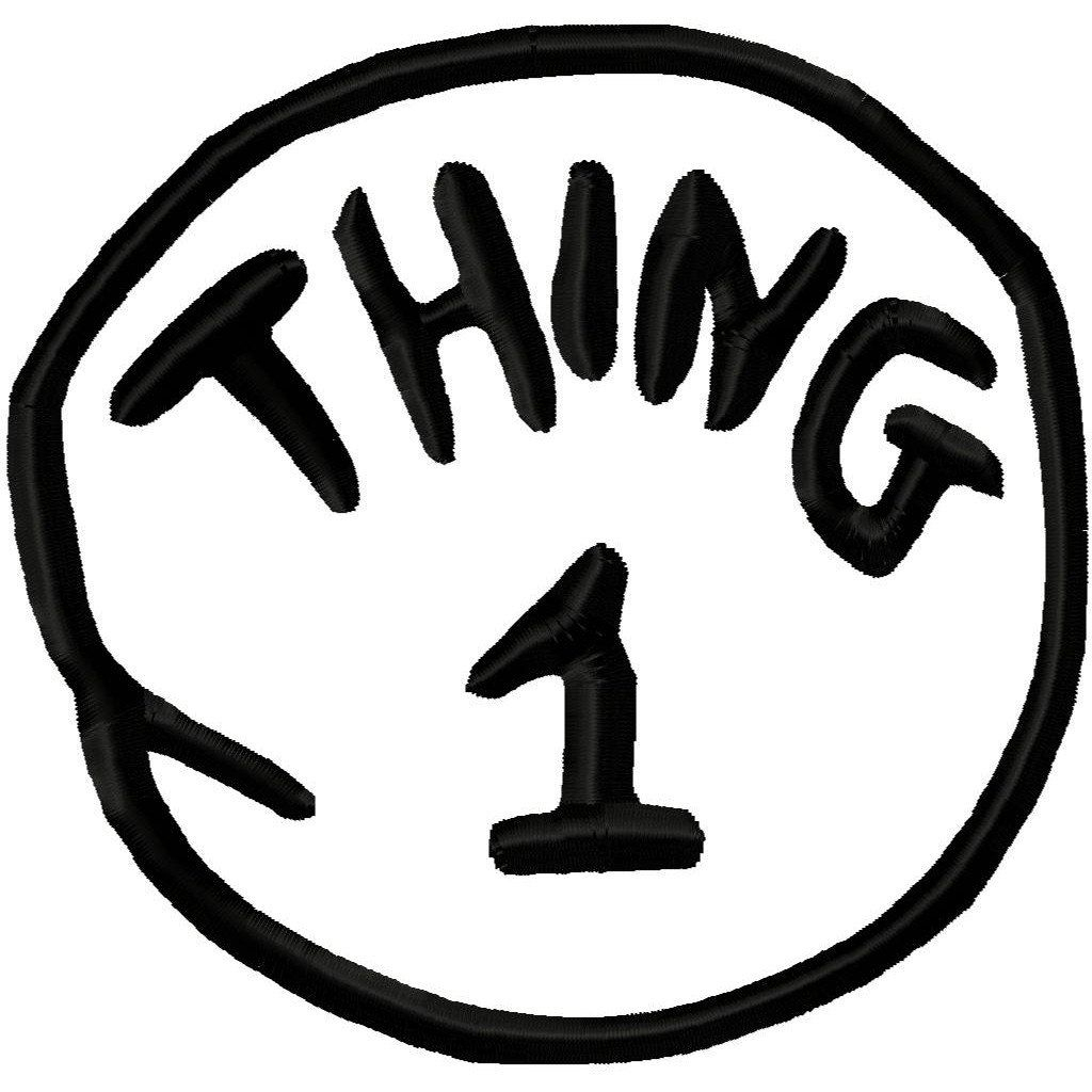 Thing 1 And Thing 2 Printables | Printable Thing 1 And Thing 2 Logo - Thing 1 And Thing 2 Free Printable Template