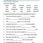 Third Grade Grammar Worksheets To Print   Math Worksheet For Kids   Free Printable Third Grade Grammar Worksheets