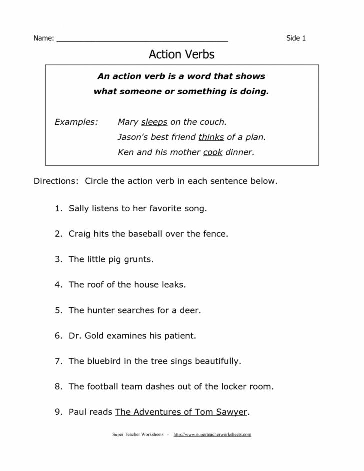 Third Grade Grammar Worksheets To Print Worksheet News Free 