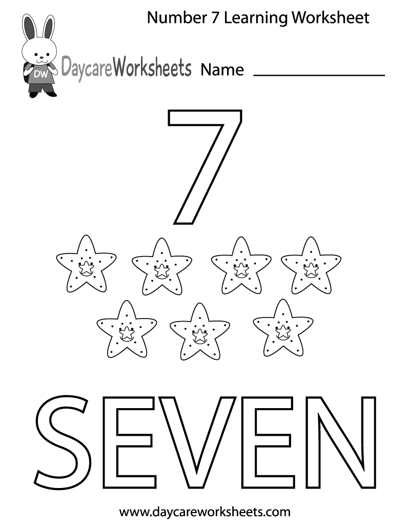 This Free Printable Worksheet Helps Preschoolers Learn The Number - Free Printable Learning Pages