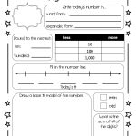 This Is A Number Of The Day Worksheet That My Colleague And I   Free Printable Number Of The Day Worksheets