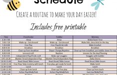 Toddler And Preschooler Daily Schedule – Tales Of Beauty For Ashes – Free Printable Picture Schedule For Preschool