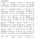 Trace Letter Worksheets Free | Reading And Phonics | Alphabet   Free Printable Alphabet Worksheets For Kindergarten