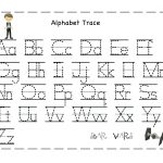 Tracing Alphabet Letters Printable Printable Tracing Letter Free   Free Printable Traceable Letters