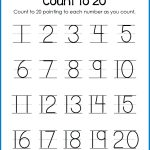 Tracing Name Sheets Tracing Sheets For Kindergarten Numbers   Free Printable Tracing Numbers 1 20 Worksheets