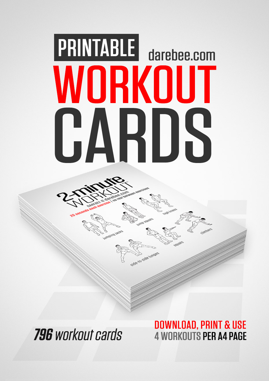 Travel Workout Cards - Free Printable Trx Workouts