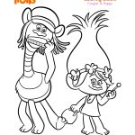 Trolls Coloring Pages And Printable Activity Sheets | Trolls B Day   Free Printable Troll Coloring Pages