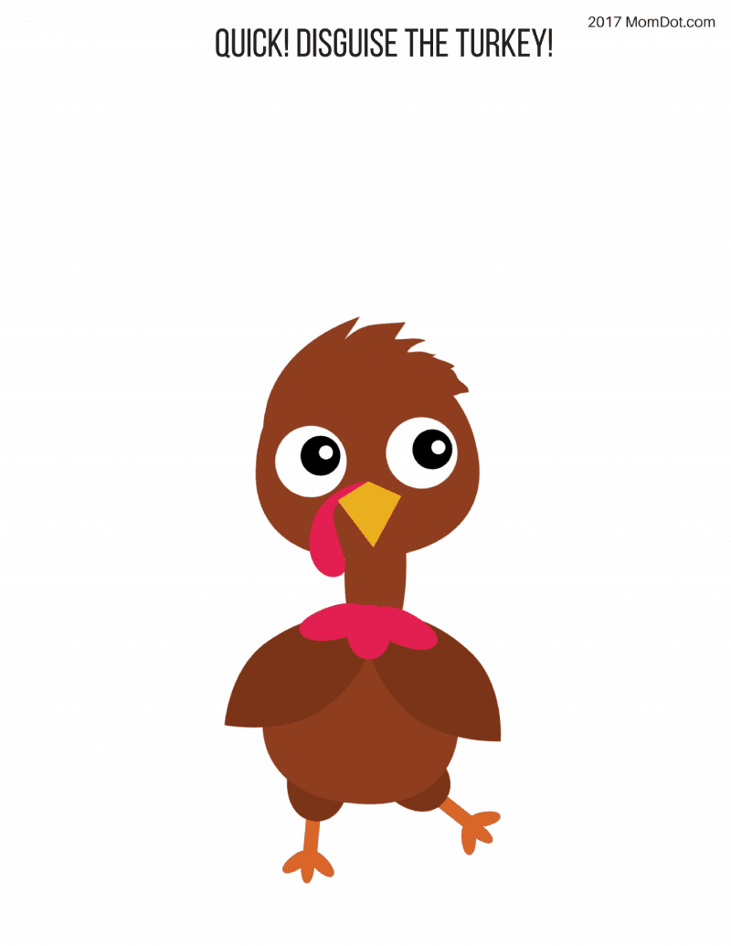 Turkey In Disguise Free Printable Template Free Turkey Cut Out